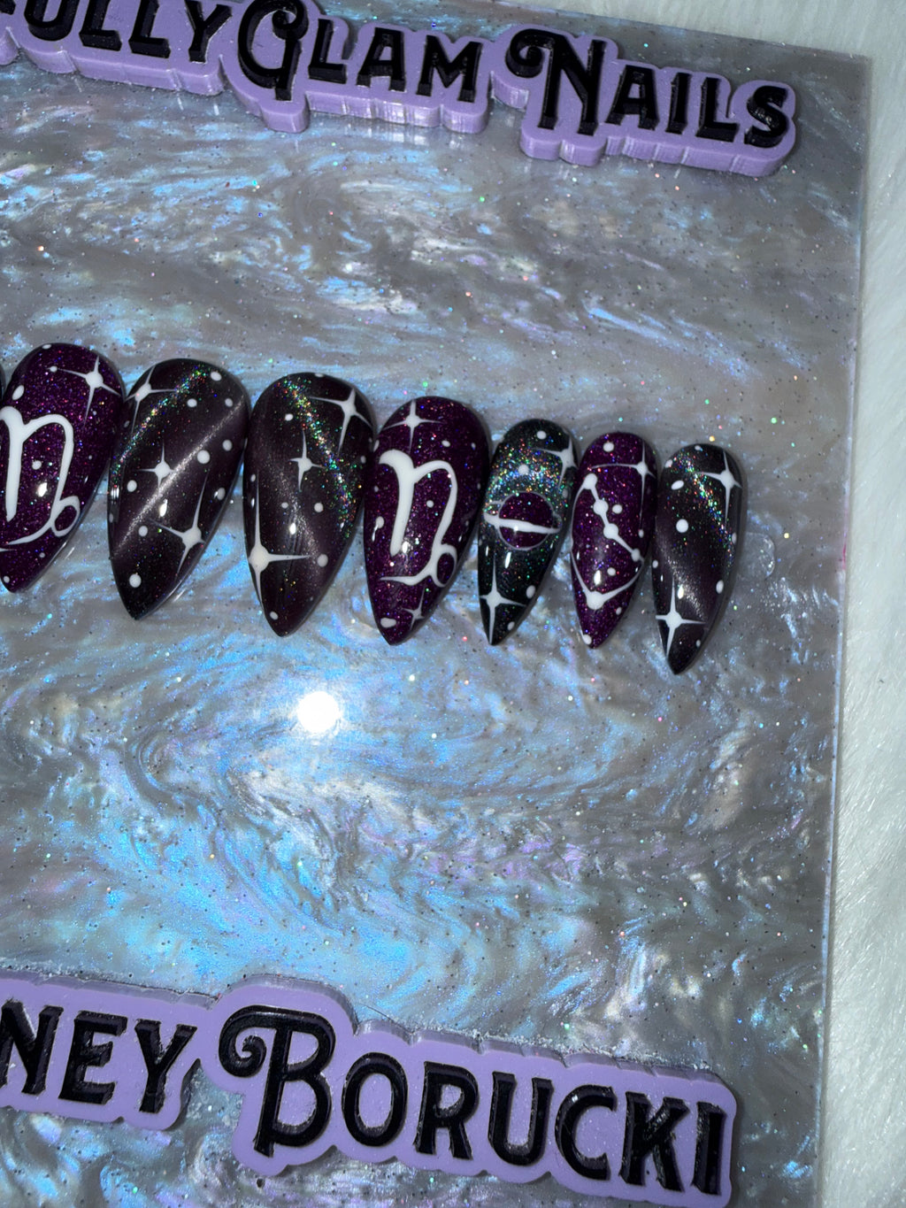 Galaxy Zodiac Birthday Press On Nails *PLEASE READ DESCRIPTION*