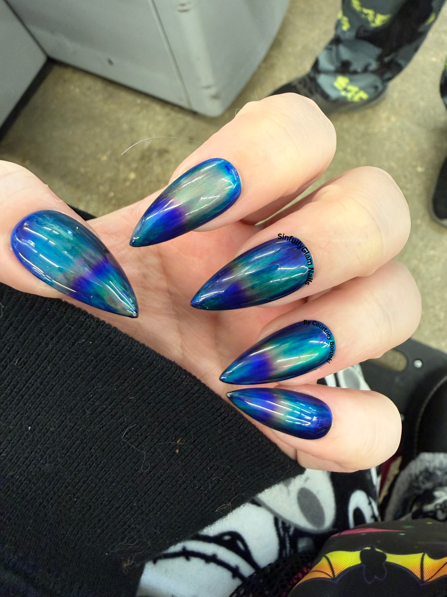 Mood Ring Press On Nails *PLEASE READ FULL DESCRIPTION*