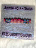 Killer Summer Horror Press On Nails *PLEASE READ DESCRIPTION*