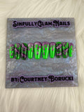 Toxic Waste Drip Press On Nails *PLEASE READ FULL DESCRIPTION *