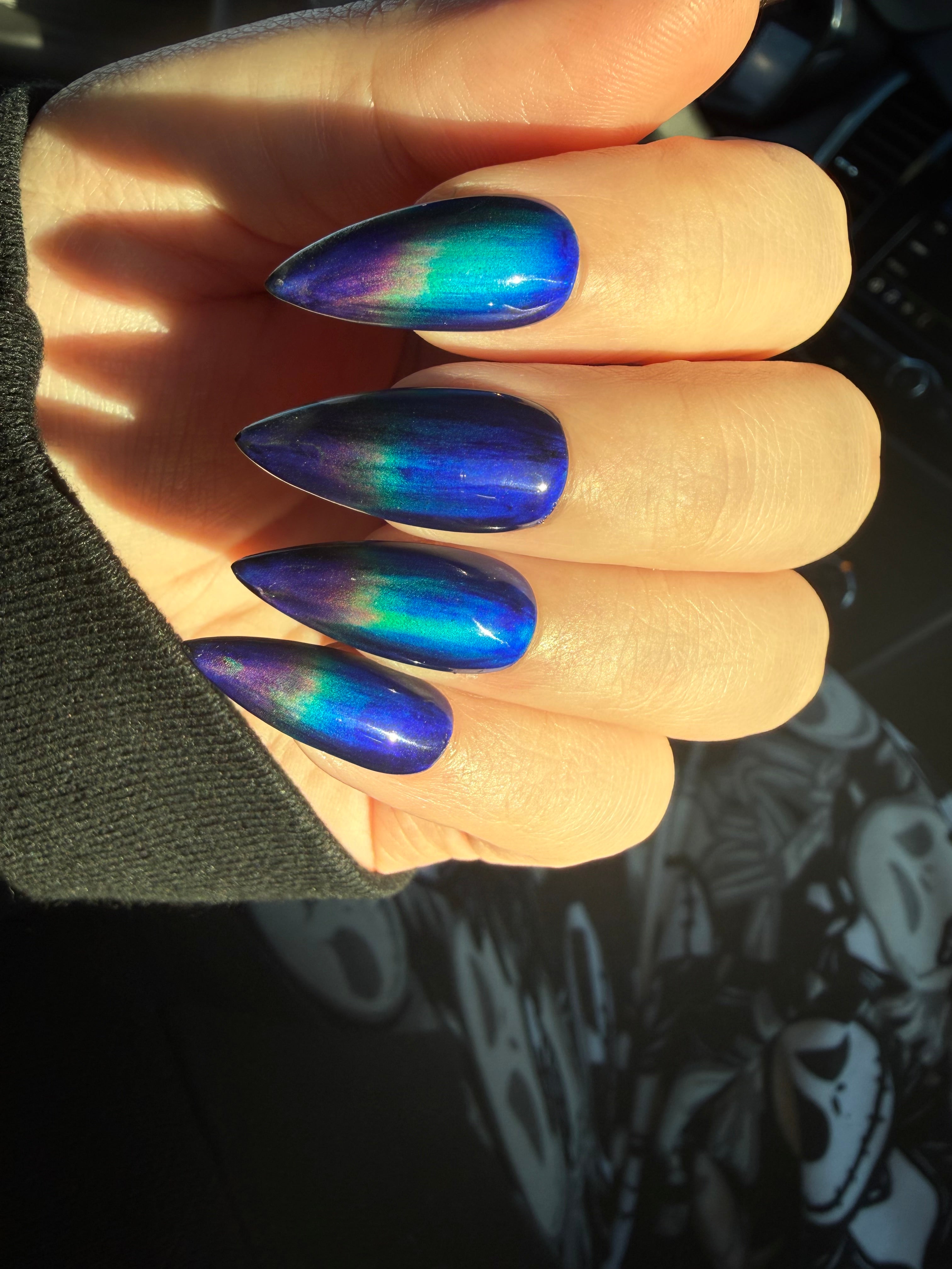 Mood Ring Press On Nails *PLEASE READ FULL DESCRIPTION*