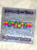 Patricks Butt Press On Nails *PLEASE READ FULL DESCRIPTION*