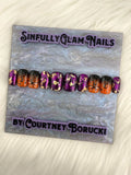 Glamour & Pumpkins Press On Nails *PLEASE READ FULL DESCRIPTION*
