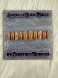 Its Fall Time Press On Nails *PLEASE READY FULL DESCRIPTION*