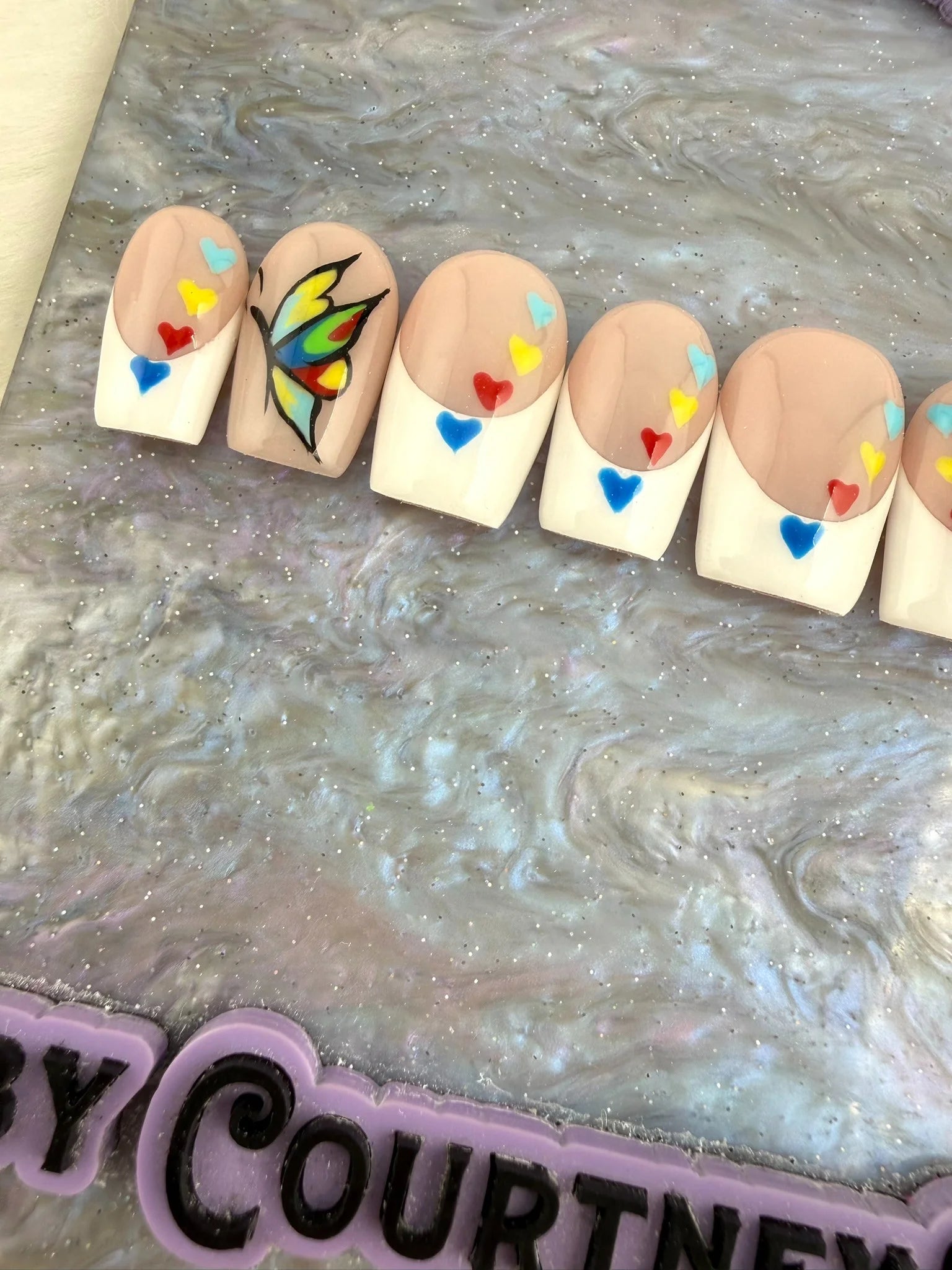 Autism Awareness Press On Nails *PLEASE READ FULL DESCRIPTION*