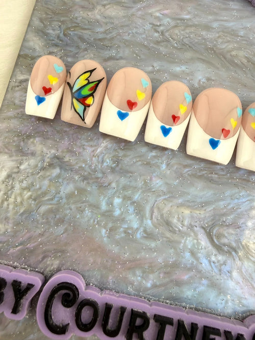 Autism Awareness Press On Nails *PLEASE READ FULL DESCRIPTION*