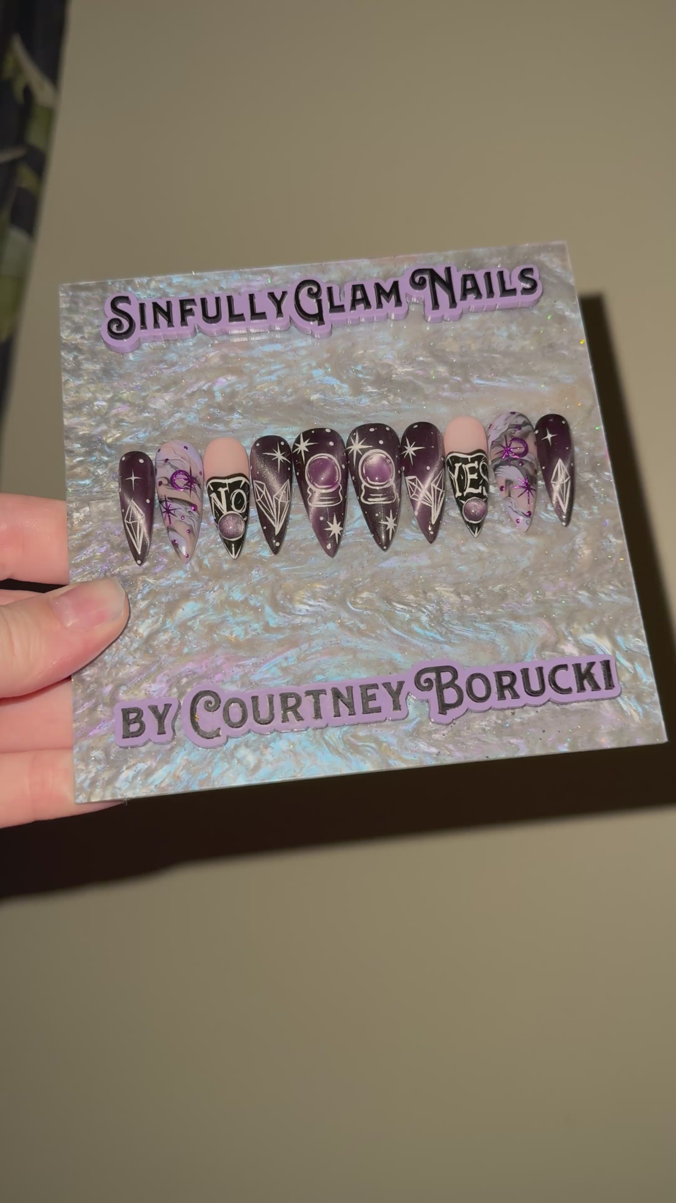 Mystic Fortune Press On Nails *PLEASE READ FULL DESCRIPTION*